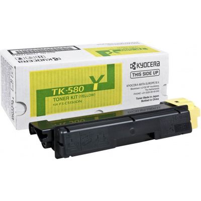 Kyocera Mita TK-580Y galben (yellow) toner original