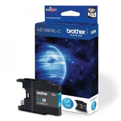 Brother LC-1280XLC azuriu (cyan) cartus original