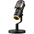 Genius MIC-S400U streamovací mikrofon, negru, RGB, USB-C