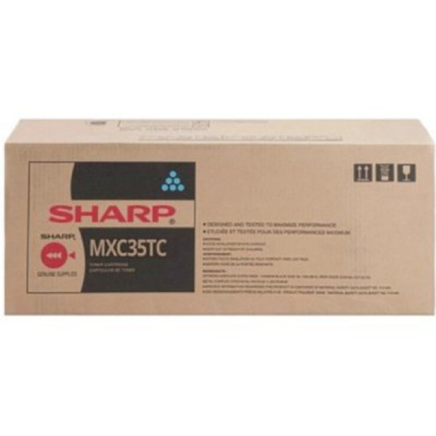 Sharp MX-C35TC azuriu (cyan) toner original
