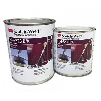 3M EC-9323 B/A Scotch-Weld™ Vyztužené epoxipână lavé lepidlo, multipack = 1 litr (A = 769 ml + B = 231 ml)