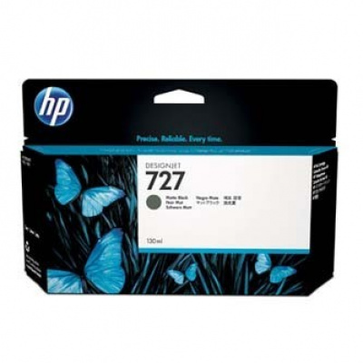 HP 727 B3P22A mat negru (matte black) cartus original