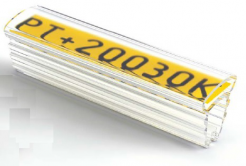 Partex PT-10015A  návlečka 15mm, 200ks, (2,5 5,0 mm), PT průsvitné pouzdro na štítky